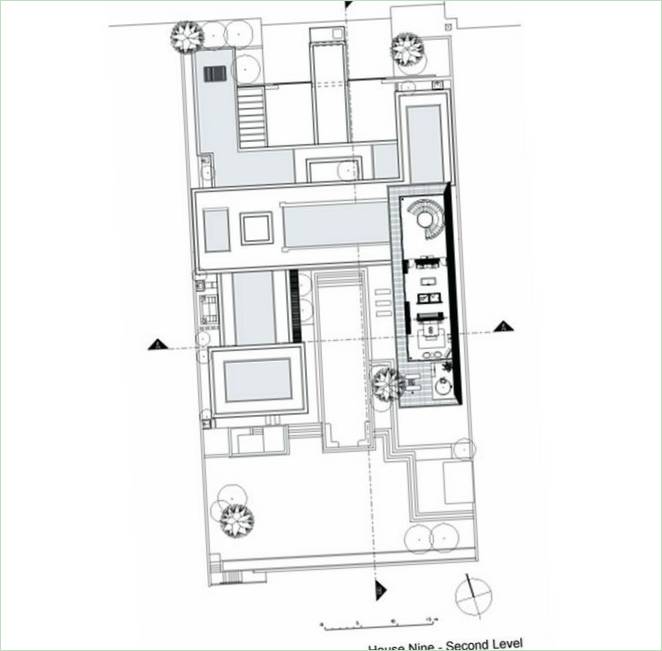 Schematische Darstellung der Privatwohnung