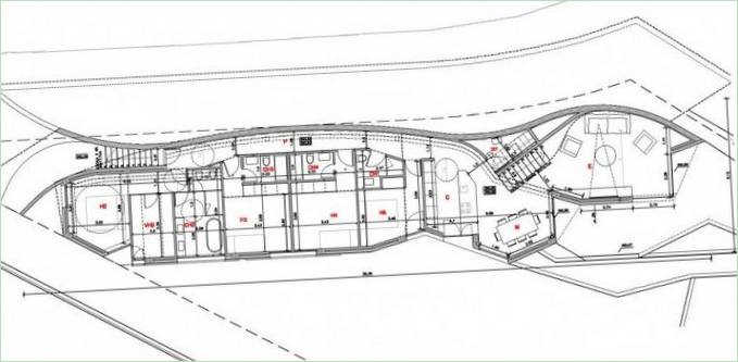 Grundriss des Hauses