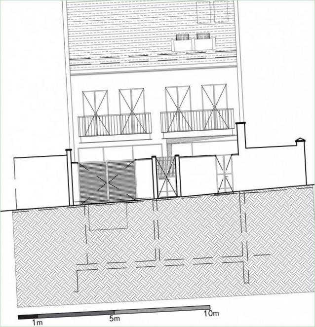 Grundriss des Hauses V