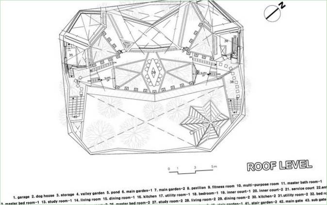 Hwa Hun Mehrfamilienhaus Schematischer Plan