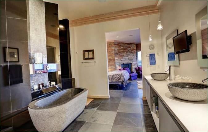 Modernes Badezimmer in Park City Utah