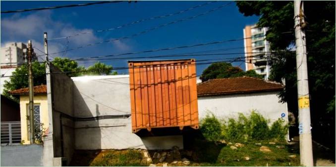 Das Äußere eines Hauses in Brasilien