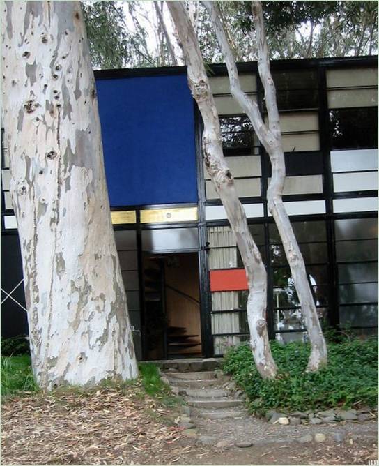 Haupteingang des Eames House