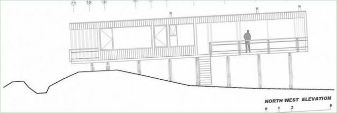 Schematische Darstellung des Mirador-Hauses