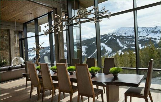 Fuchsschwanz-Winterquartier in den Rocky Mountains, Montana