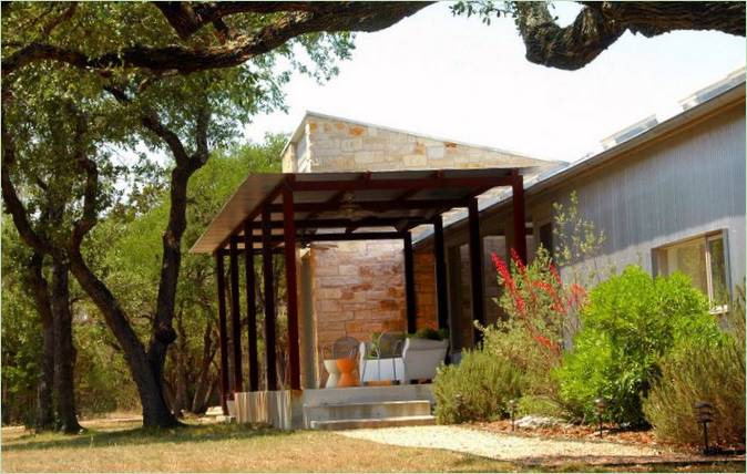 Walkabout-Haus-Terrasse in Texas