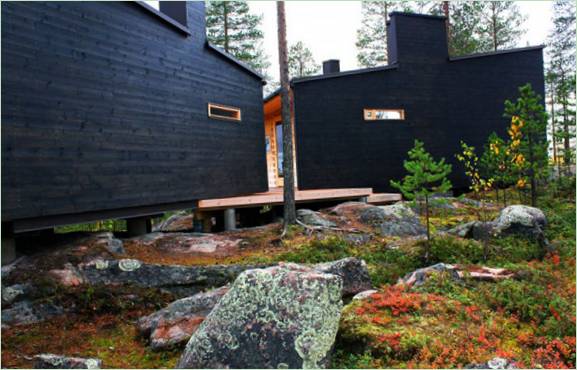 Villa Valtanen in Lappland, ein kreativer und moderner Ort im fernen, kalten Lappland