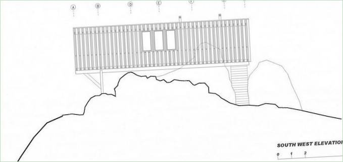 Schematische Darstellung des Mirador-Hauses