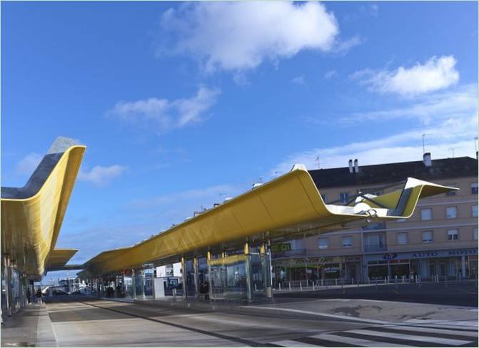 Bahnhof in Saint Nazaire, Frankreich