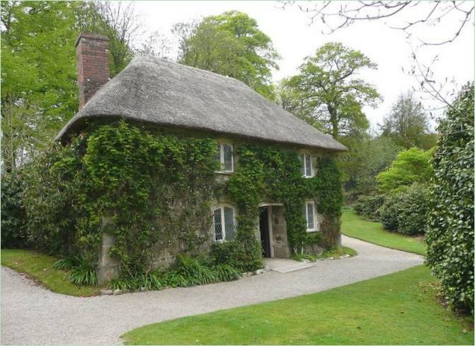 Der Garten des Landrock Manor in Cornwall