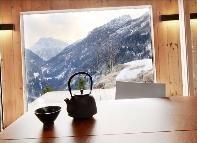 Interieur eines Chalets in den Schweizer Bergen von Ralph Germann Architectes