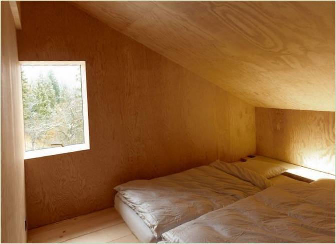 Schlafzimmer im Landhaus in der Schweiz