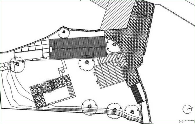 Grundriss für Haus in Sequeiros