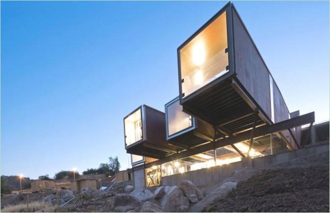 Raupenhaus von Sebastián Irarrázaval in Chile