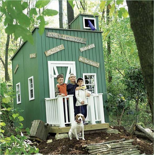 Ein Spielhaus für Kinder