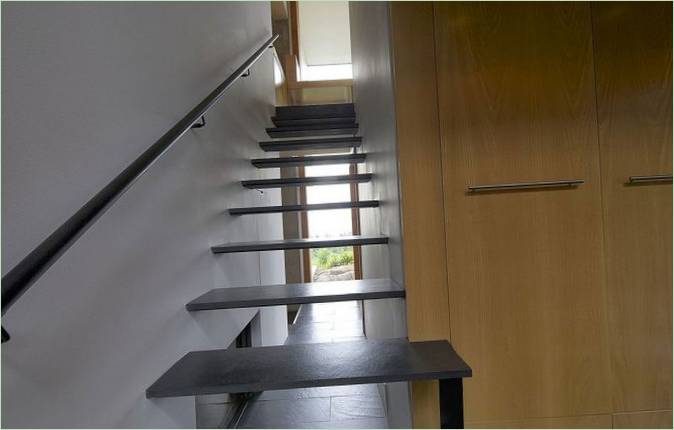 Treppe zum ersten Stock