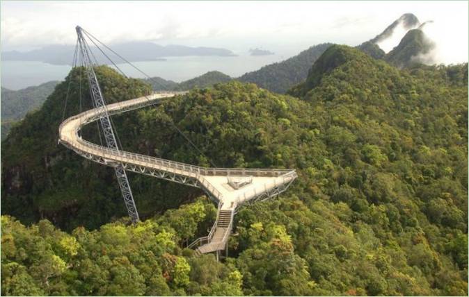 Langwaki Sky Bridge in Malaysia