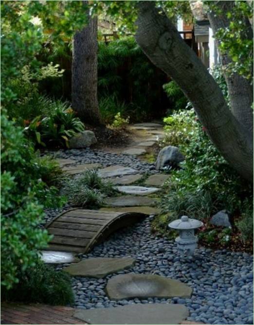 Gartenweg im Landschaftsbau