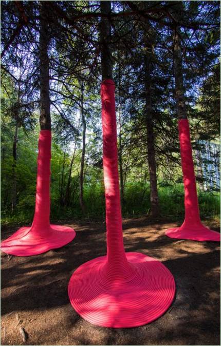 Die Installation "Pink Punch" von Nick Croft und Michaela MacLeod