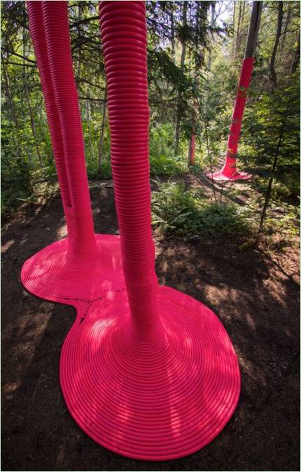 Die Pink Punch-Installation von Nick Croft und Michaela McLeod