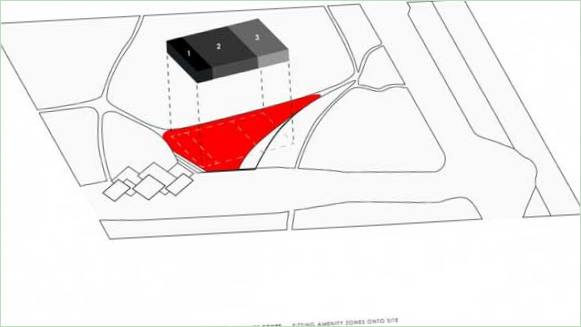 Schematische Darstellung eines Touristeninformationszentrums