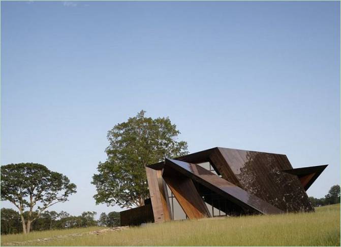 Das Design des ungewöhnlichen Sculptural Home