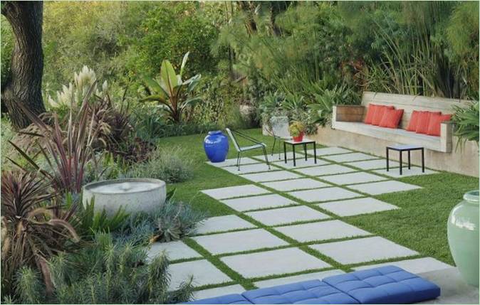 Atemberaubendes Gartenwegdesign für Ihren Garten: Mosaik